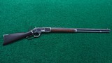 *Sale Pending * - WINCHESTER 1ST MODEL 1873 RAISED THUMB PRINT RIFLE IN 44 WCF - 23 of 23