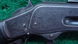 FACTORY ENGRAVED DELUXE 2ND MODEL 1873 WINCHESTER RIFLE - 9 of 19
