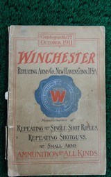WINCHESTER OCTOBER 1911 CATALOGUE No. 77 - 1 of 9