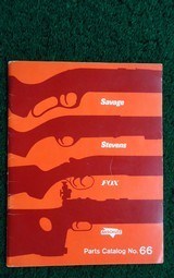 SAVAGE, STEVENS, AND FOX PARTS CATALOG No. 66 - 1 of 10