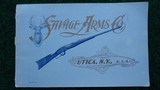 COLLECTION OF VINTAGE SAVAGE ARMS COMPANY CATALOGUES AND PAMPHLETS - 12 of 24