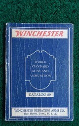 VINTAGE WINCHESTER CATALOG 89 FROM 1934 - 1 of 10