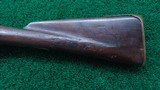 VERY RARE MODEL 1809 BROWN BESS FLINTLOCK FLINTLOCK MUSKET - 16 of 19