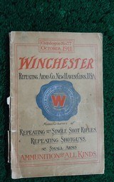 VINTAGE WINCHESTER OCTOBER 1911 CATALOGUE No. 77