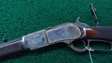 FANTASTIC DLX WINCHESTER MODEL 1876 RIFLE CAL 45-60 - 2 of 21