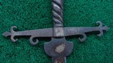 MEDIEVAL 2 HANDED BROADSWORD - 2 of 18