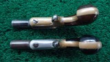 FACTORY ENGRAVED CASED PAIR OF COLT 3RD MODEL DERRINGERS - 6 of 13
