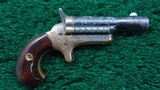 FACTORY ENGRAVED CASED PAIR OF COLT 3RD MODEL DERRINGERS - 2 of 13