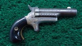 FACTORY ENGRAVED CASED PAIR OF COLT 3RD MODEL DERRINGERS - 4 of 13