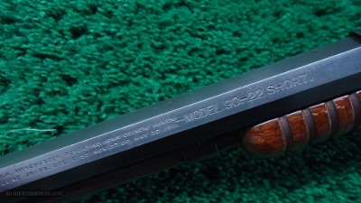 WINCHESTER MODEL 90 SLIDE ACTION RIFLE IN 22 SHORT - Image 6 of 18