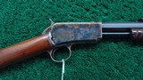 WINCHESTER MODEL 1890 PUMP ACTION RIFLE IN 22 SHORT CALIBER - 1 of 19