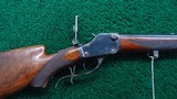 WINCHESTER MODEL 1885 H.W. SCHUETZEN RIFLE IN 22 SHORT - 1 of 19