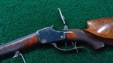 WINCHESTER MODEL 1885 H.W. SCHUETZEN RIFLE IN 22 SHORT - 2 of 19