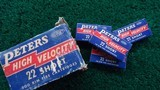*Sale Pending* - 175 ROUNDS OF VINTAGE PETERS HIGH VELOCITY 22 SHORT RF AMMO - 6 of 6