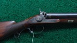 8-BORE SIDE BY SIDE ENGLISH FOWLER BY J.C. GRUBB
