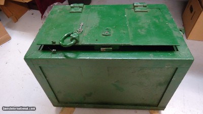 ADAMS EXPRESS CO. IRON STRONG BOX