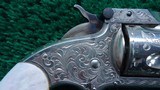 SMITH & WESSON SINGLE ACTION ENGRAVED REVOLVER IN 32 CAL - 6 of 13