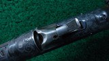 ONE OF A KIND SPECIAL ORDER FACTORY ENGRAVED LO-WALL TAKEDOWN SPORTING RIFLE - 10 of 25