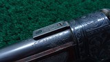 ONE OF A KIND SPECIAL ORDER FACTORY ENGRAVED LO-WALL TAKEDOWN SPORTING RIFLE - 6 of 25