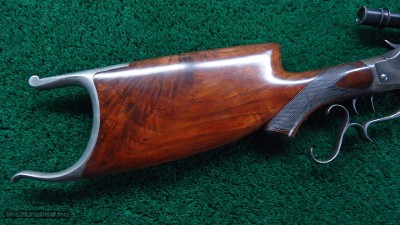 DLX WINCHESTER MODEL 1885 LAUDENSACK H.W. T.D. FRAME CAL 22 SHORT - Image 22 of 24