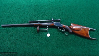 DLX WINCHESTER MODEL 1885 LAUDENSACK H.W. T.D. FRAME CAL 22 SHORT - Image 23 of 24