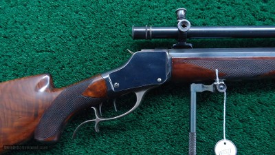 WINCHESTER 1885 H.W. SCHUETZEN RIFLE CAL 22 L