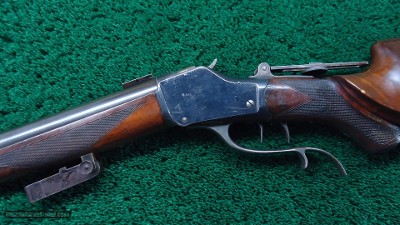 DLX WINCHESTER H.W. SCHUETZEN RIFLE IN 32-40 - Image 2 of 19