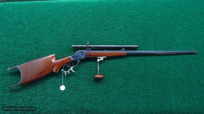 DELUXE WINCHESTER 1885 LAUDENSACK SCHUETZEN RIFLE IN CALIBER 22 SHORT - Image 22 of 22