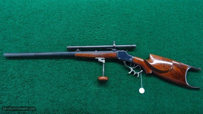 DELUXE WINCHESTER 1885 LAUDENSACK SCHUETZEN RIFLE IN CALIBER 22 SHORT - Image 21 of 22