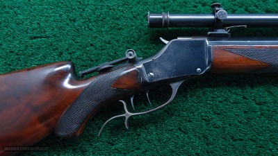 VERY ATTRACTIVE 1885 WINCHESTER HW SCHUETZEN RIFLE 32-40 CAL