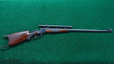 VERY ATTRACTIVE 1885 WINCHESTER HW SCHUETZEN RIFLE 32-40 CAL - Image 21 of 21