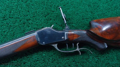 VERY ATTRACTIVE 1885 WINCHESTER HW SCHUETZEN RIFLE 32-40 CAL - Image 2 of 21