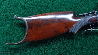 VERY ATTRACTIVE 1885 WINCHESTER HW SCHUETZEN RIFLE 32-40 CAL - Image 19 of 21