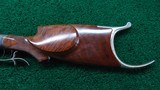 WINCHESTER 1885 LO-WALL DELUXE SCHUETZEN RIFLE IN CALIBER 22 - 14 of 17