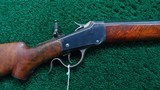 VERY NICE WINCHESTER 1885 DELUXE LOW WALL POPE BARRELED 22LR RIFLE
