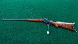 VERY NICE WINCHESTER 1885 DELUXE LOW WALL POPE BARRELED 22LR RIFLE - 17 of 18