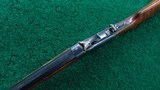 VERY NICE WINCHESTER 1885 DELUXE LOW WALL POPE BARRELED 22LR RIFLE - 4 of 18
