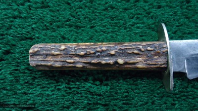 EARLY SHEFFIELD MARKED FRONTIER BOWIE KNIFE - Image 8 of 8