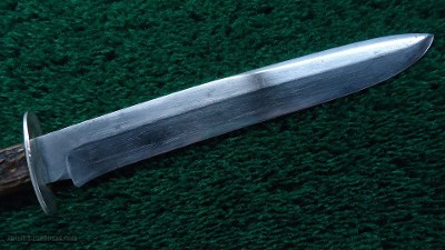 EARLY SHEFFIELD MARKED FRONTIER BOWIE KNIFE - Image 4 of 8