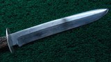 EARLY SHEFFIELD MARKED FRONTIER BOWIE KNIFE - 4 of 8