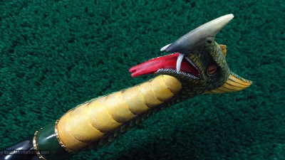 FANTASTIC DRAGON KNIFE BY RAYMOND BEERS - Image 8 of 17