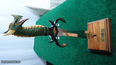 FANTASTIC DRAGON KNIFE BY RAYMOND BEERS - Image 12 of 17