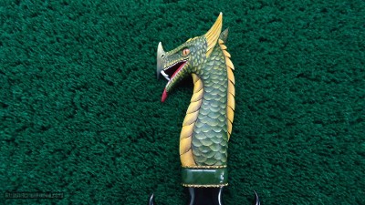 FANTASTIC DRAGON KNIFE BY RAYMOND BEERS - Image 5 of 17