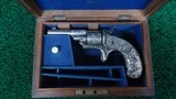 FACTORY ENGRAVED CASED COLT OPEN TOP 22 CALIBER REVOLVER - 18 of 19