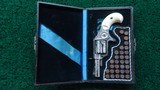 *Sale Pending* - EXHIBITION CASED DELUXE ENGRAVED COLT NEW LINE REVOLVER IN CALIBER 32 - 12 of 14