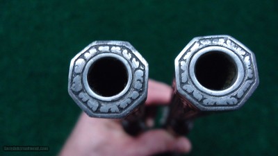 EXTRAORDINARY PAIR EXHIBITION GRADE RELIEF ENGRAVED GOLD INLAID TARGET PISTOLS - Image 22 of 25