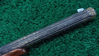 EXTRAORDINARY PAIR EXHIBITION GRADE RELIEF ENGRAVED GOLD INLAID TARGET PISTOLS - Image 9 of 25