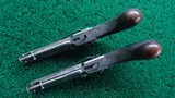 CASED PAIR OF TIPPING 48 CALIBER PERCUSSION BELT PISTOLS - 4 of 20