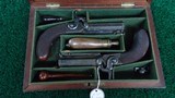 CASED PAIR OF TIPPING 48 CALIBER PERCUSSION BELT PISTOLS - 18 of 20