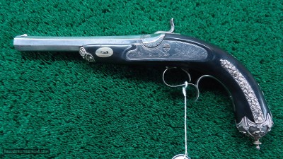 CASED J. HAFNER PERCUSSION HAMMER PISTOL - Image 2 of 17